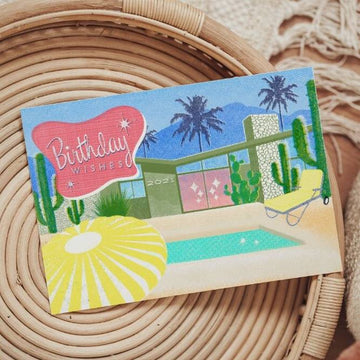 Birthday Wishes from Palm Springs-Greeting & Note Cards-Peggy Press Co-Peggy Press Co