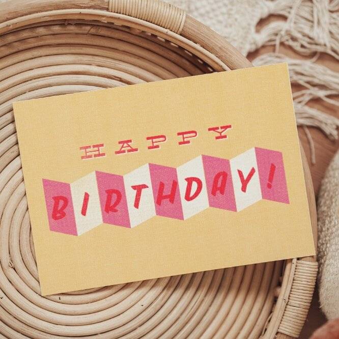 Happy Midmod Birthday-Greeting & Note Cards-Peggy Press Co-Peggy Press Co