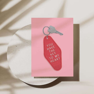 Peggy Press Co[product_name]Send your favourite this little note to let them know they've got the key to your heart! - Blank inside- Digital print- Premium envelope