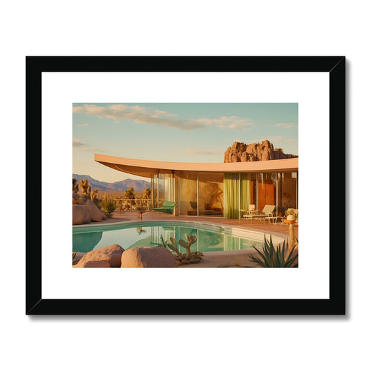 Palm Springs Summer Framed & Mounted Print