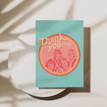 Peggy Press Co[product_name]Stay Golden and send your besties our Golden Girl's Thank you for being a friend card!! - Blank inside- Digital print- Premium envelope